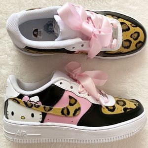 Custom Hello Kitty Air Force 1s